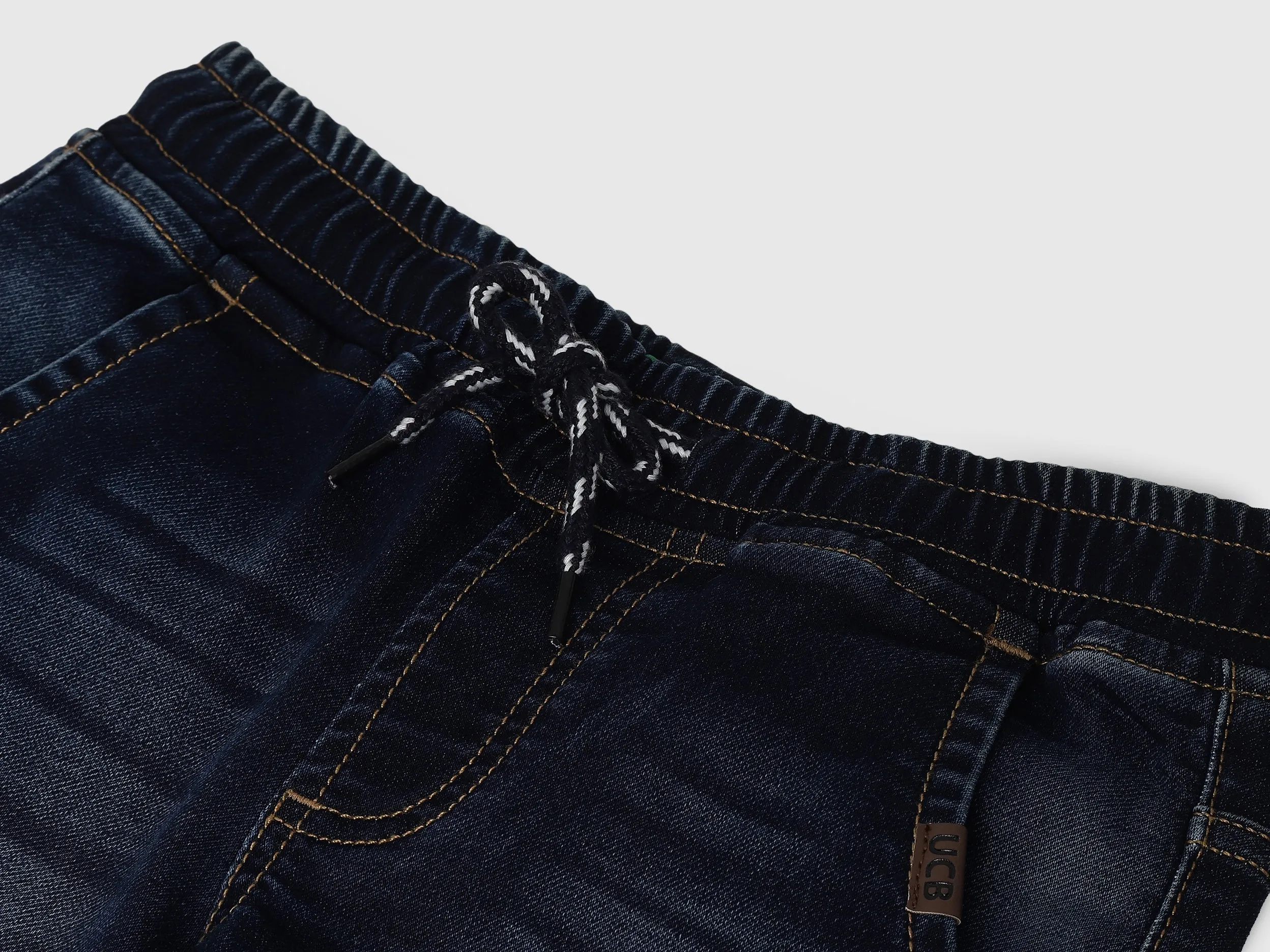Solid Mid Rise Joggers