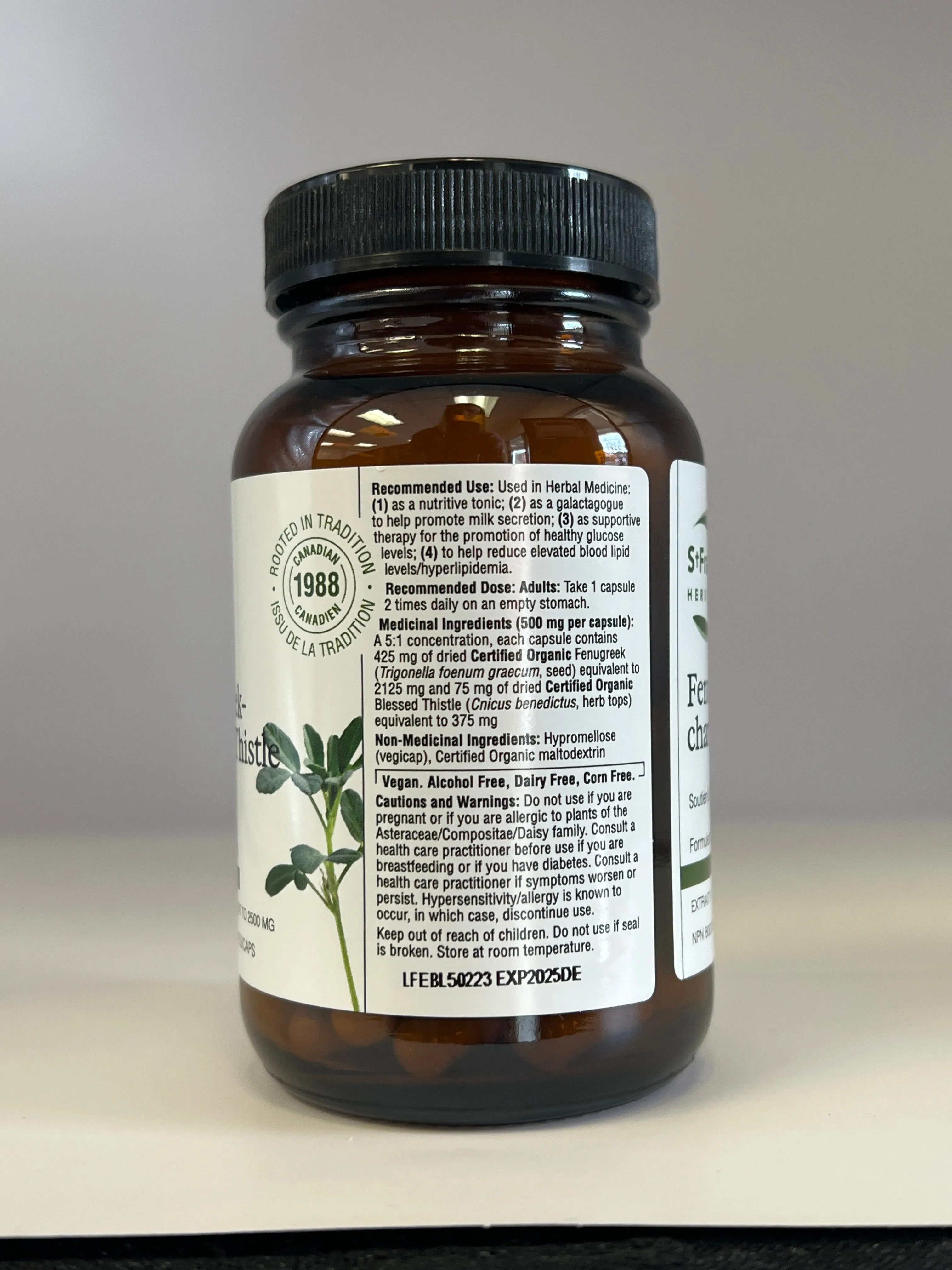 St. Francis Fenugreek-Blessed Thistle