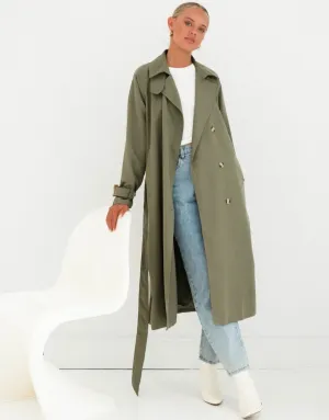 Stamford Trench Coat - Khaki