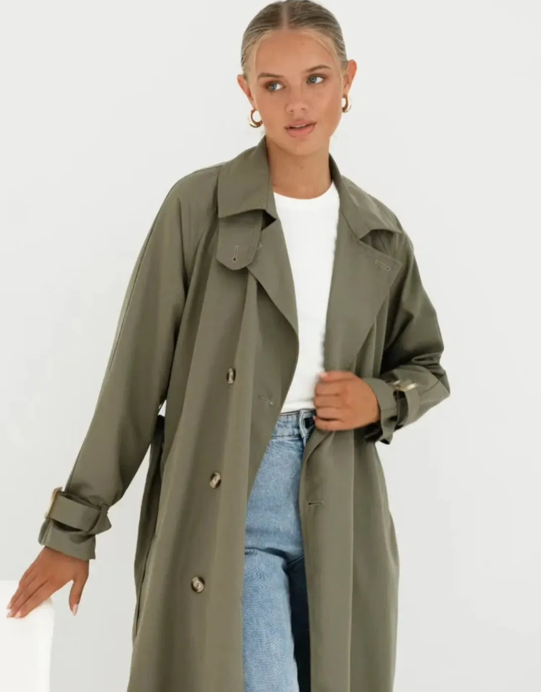 Stamford Trench Coat - Khaki