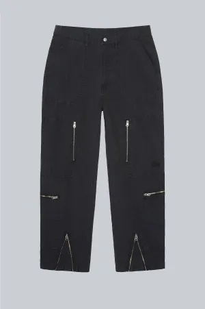 STUSSY NYCO FLIGHT PANT BLACK