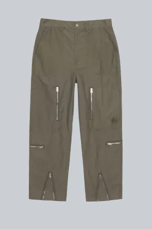 STUSSY NYCO FLIGHT PANT OLIVE
