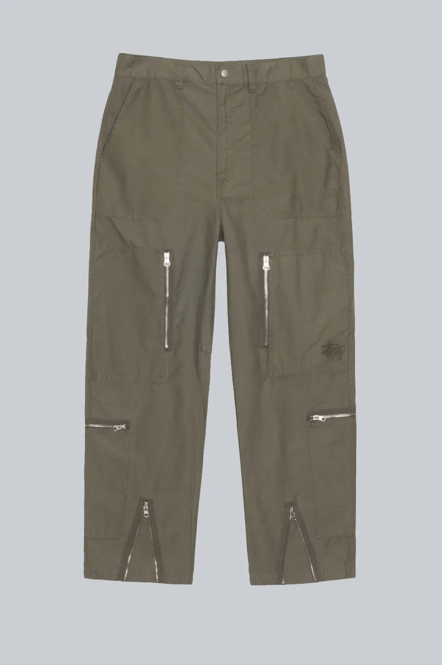 STUSSY NYCO FLIGHT PANT OLIVE