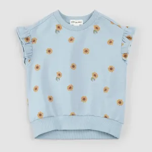 Sunflower Print Top