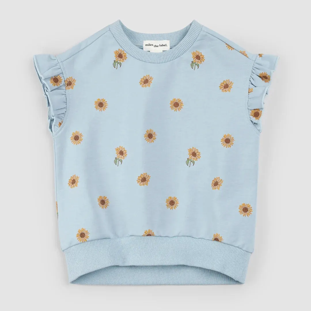 Sunflower Print Top