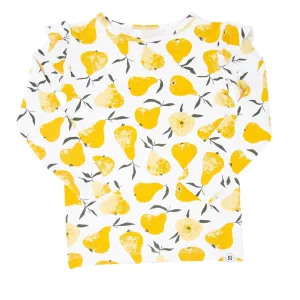 Sweet Bamboo Pears Ruffle Top