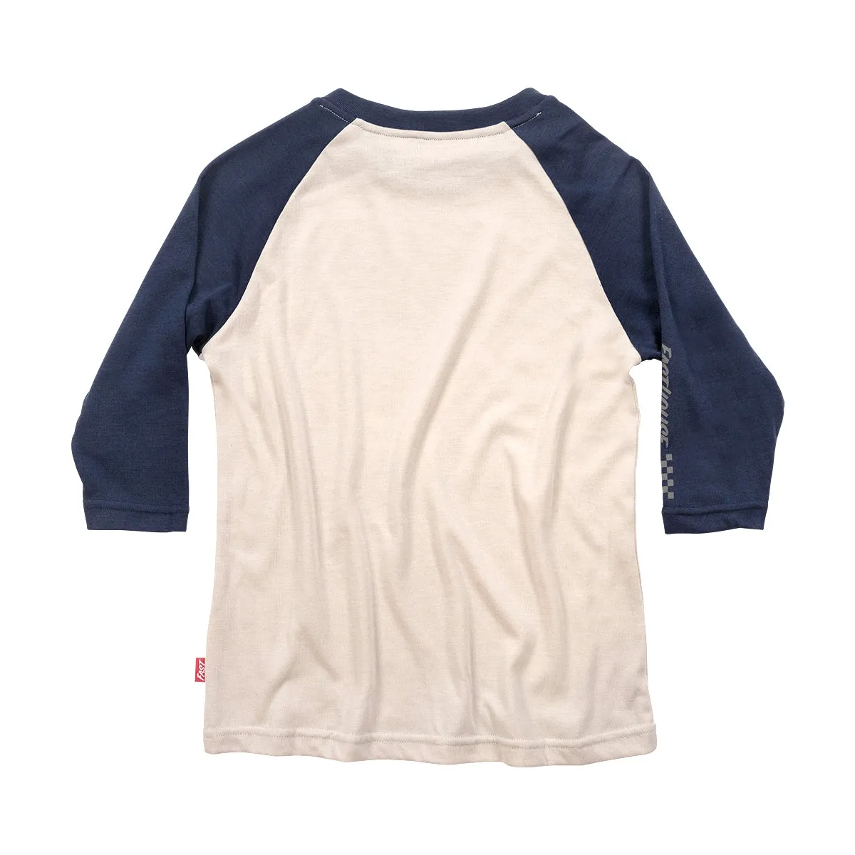 Swift Raglan Youth Tech Tee - Midnight Navy/Cream