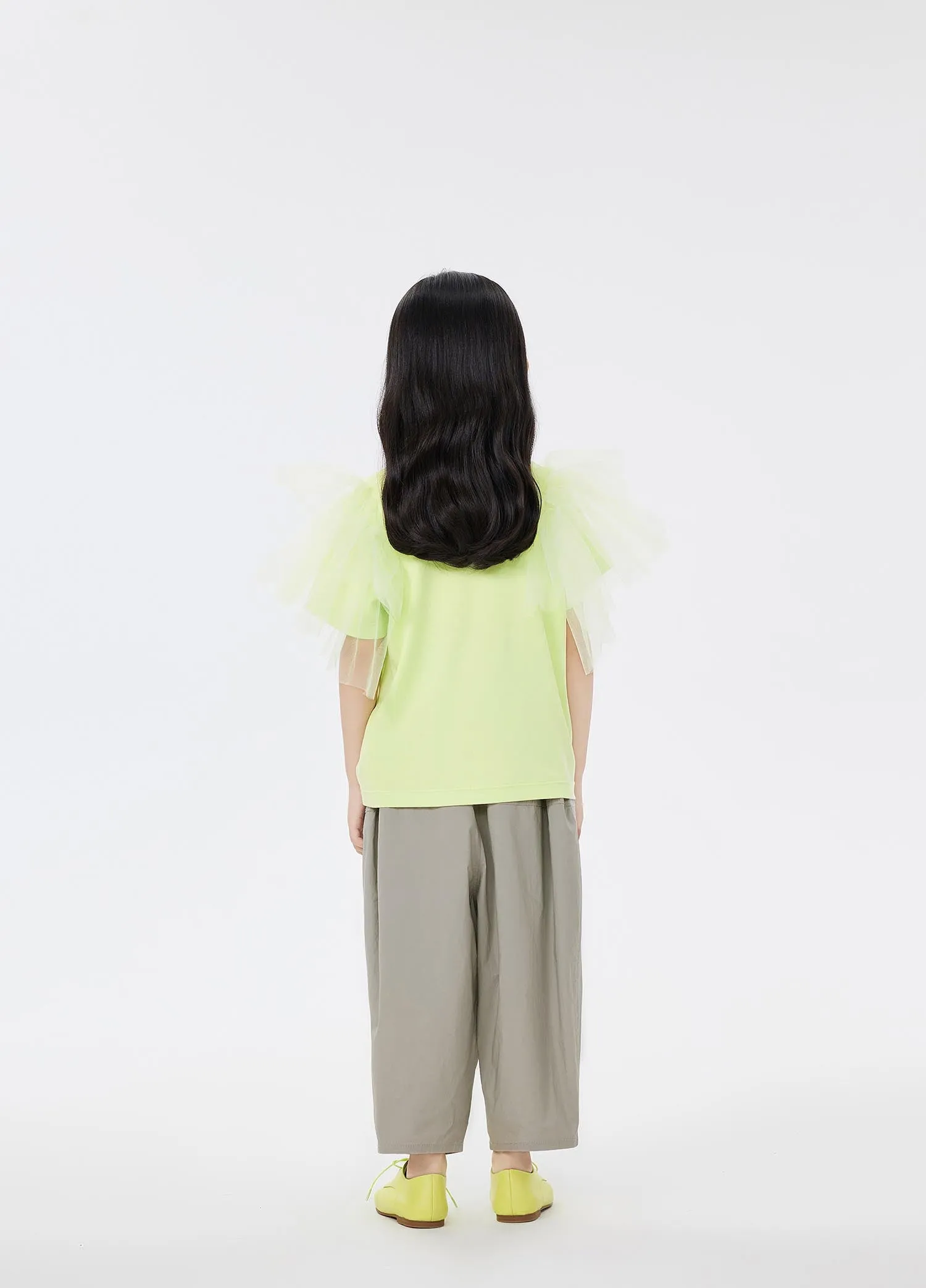 T-Shirt / jnby by JNBY Meshed Shoulder Short Sleeve T-Shirt (100% Cotton)