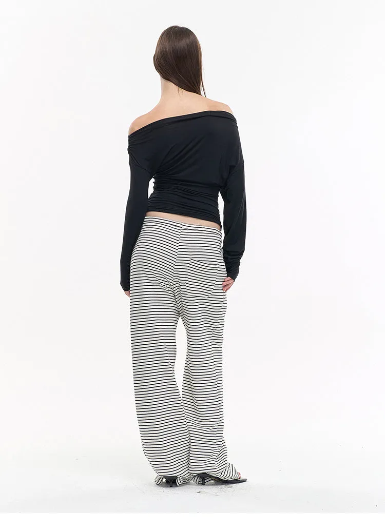 Tencel Off-Shoulder Top