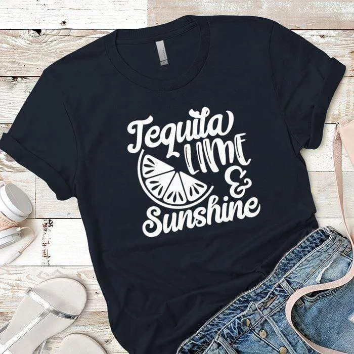 Tequila Lime Sunshine Premium Tees