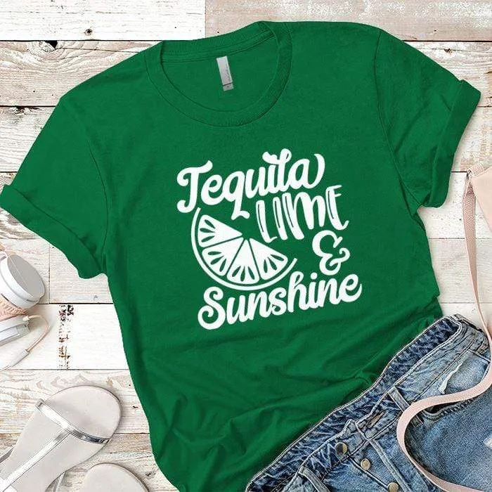 Tequila Lime Sunshine Premium Tees