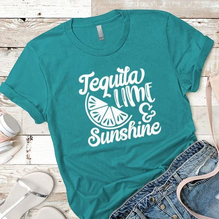 Tequila Lime Sunshine Premium Tees