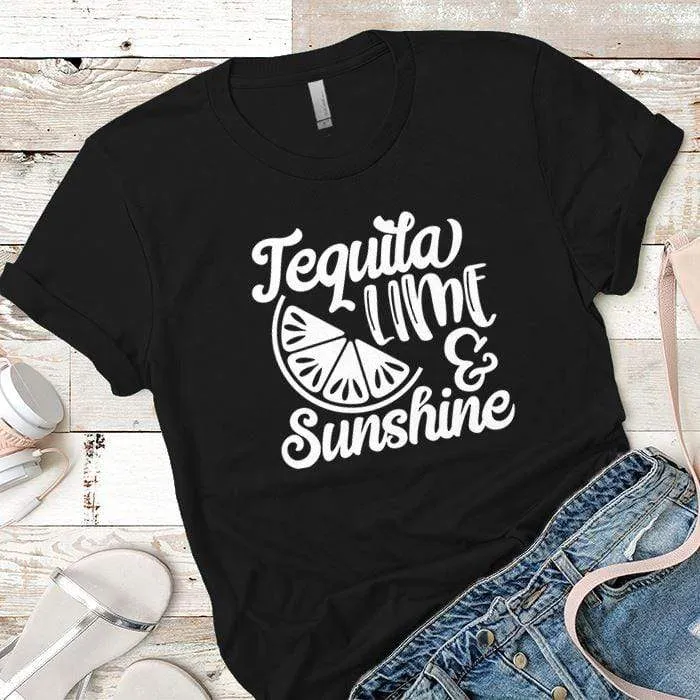 Tequila Lime Sunshine Premium Tees