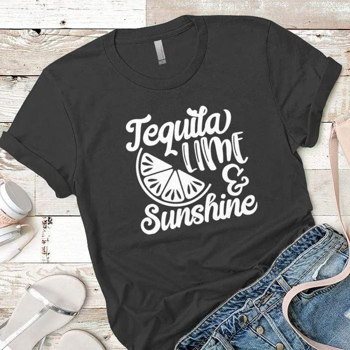 Tequila Lime Sunshine Premium Tees