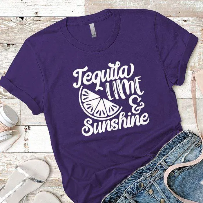 Tequila Lime Sunshine Premium Tees