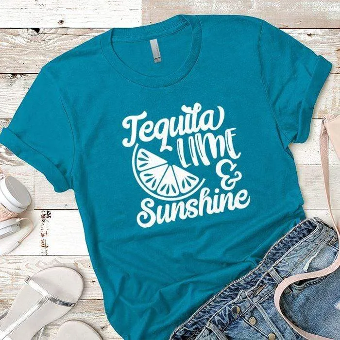 Tequila Lime Sunshine Premium Tees