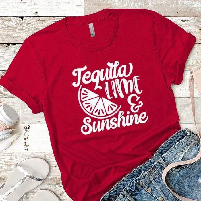 Tequila Lime Sunshine Premium Tees