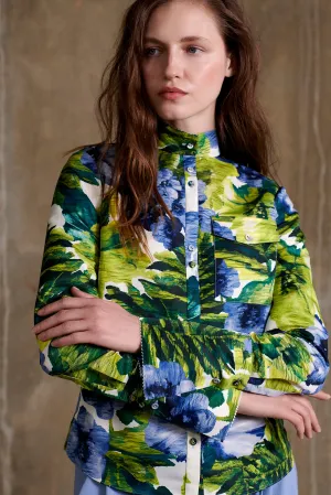The Classic Buttondown in Blue Poppy Bloom