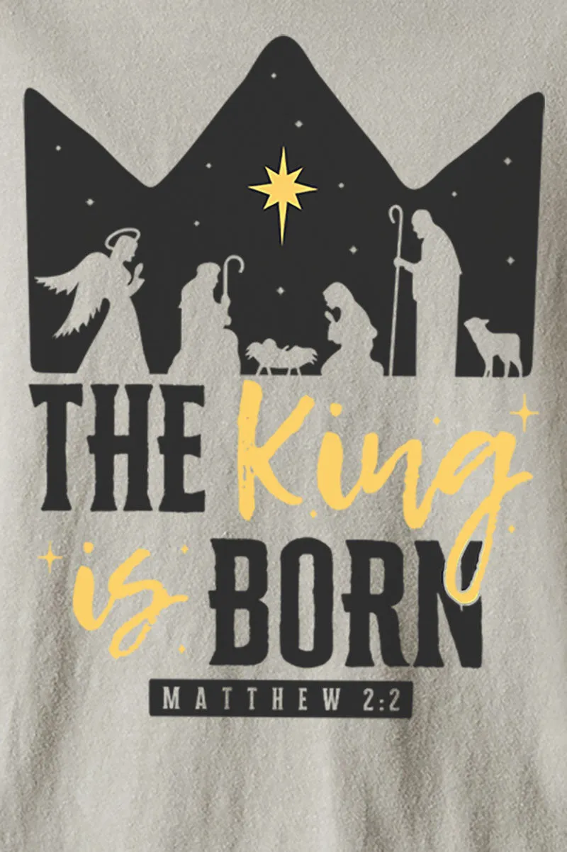 The King Is Born Comfort Colors Adult Ring-Spun Cotton Tee