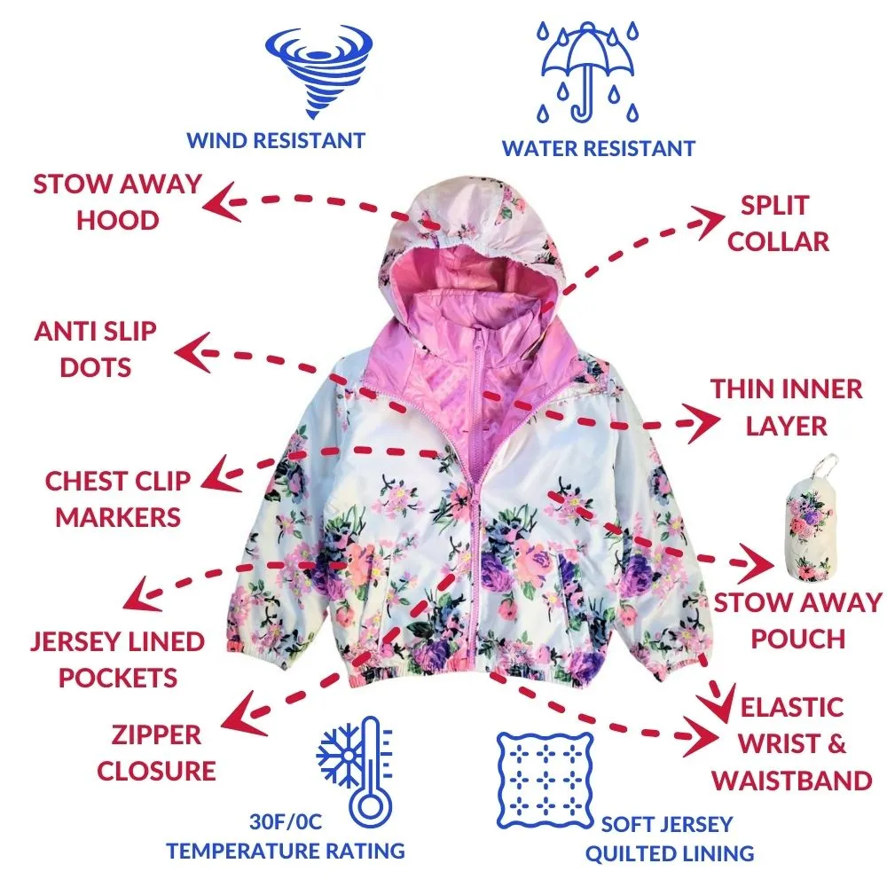 The Road Coat Transition  - Flower Print