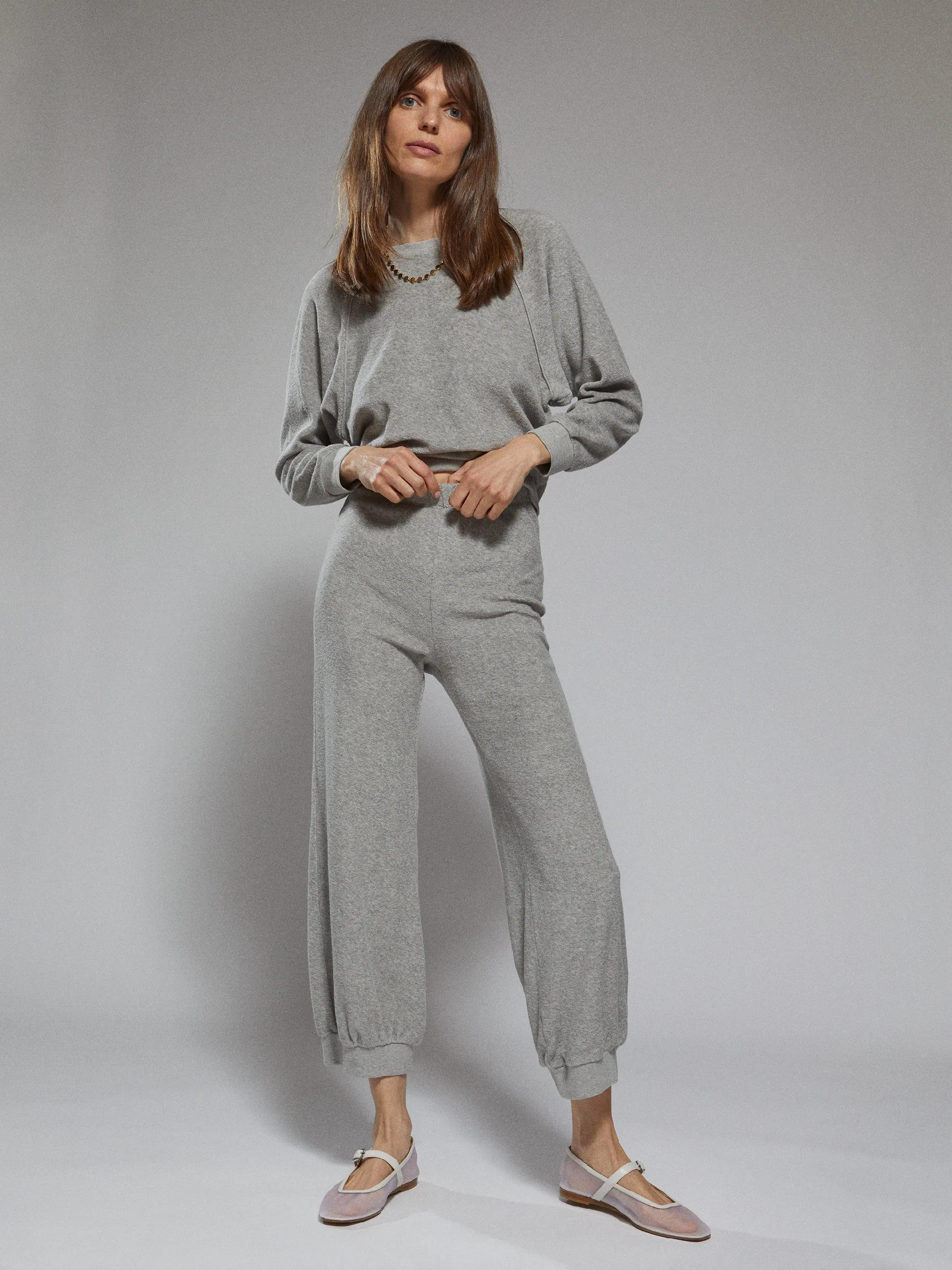 The Saba Raglan Top in Terry