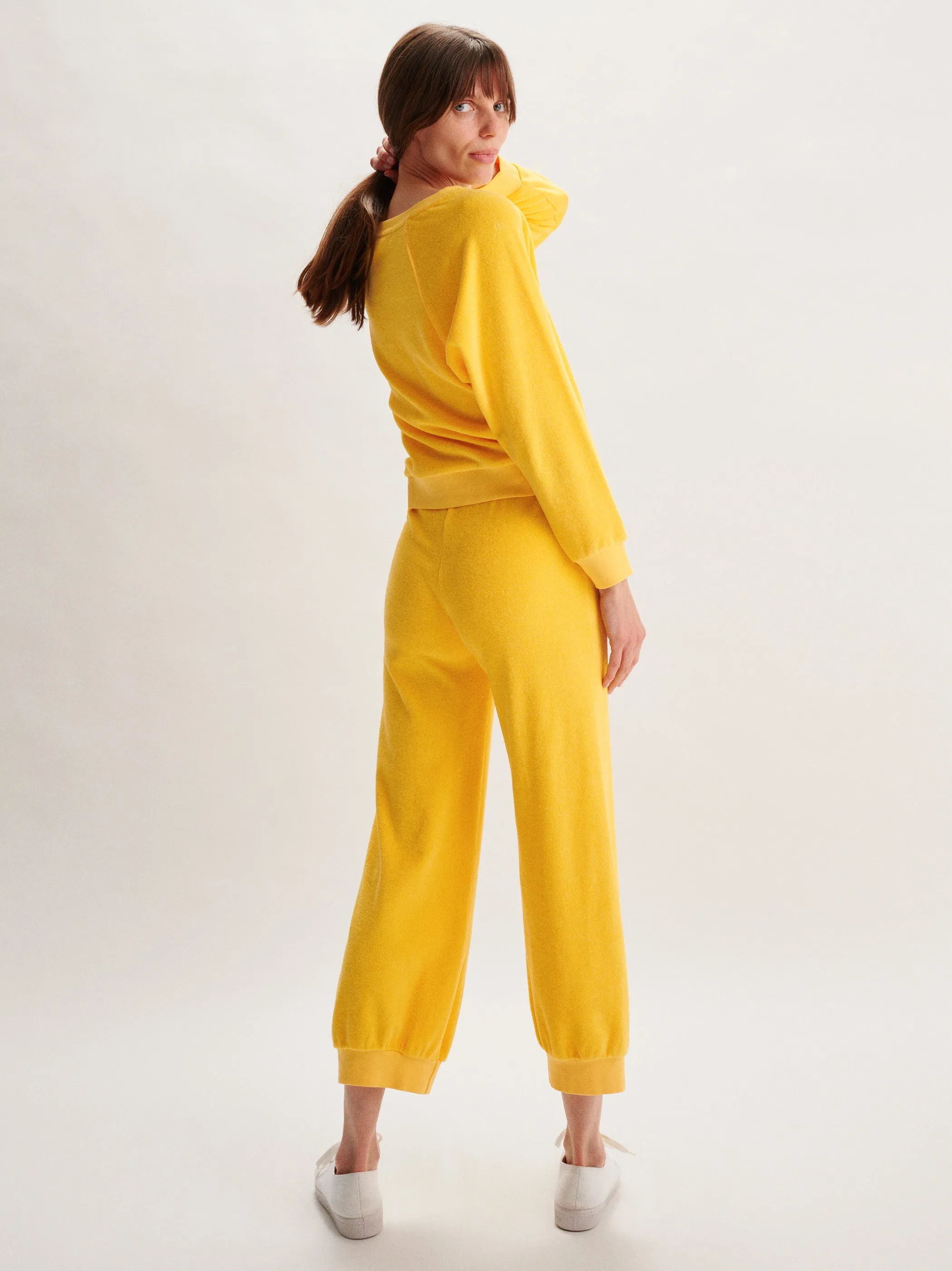 The Saba Raglan Top in Terry
