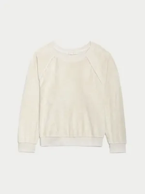 The Saba Raglan Top in Terry