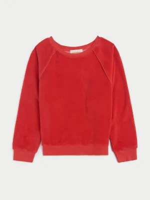 The Saba Raglan Top in Terry
