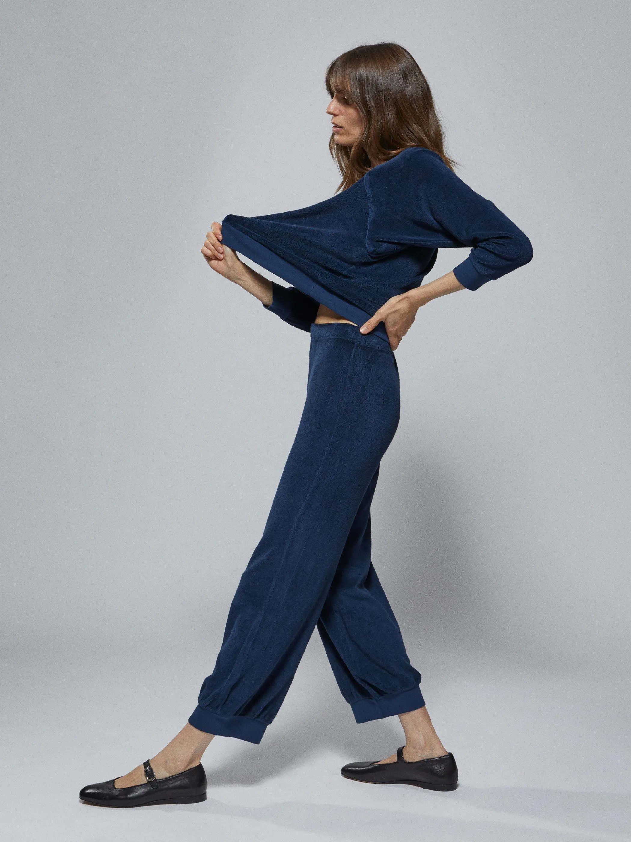 The Saba Raglan Top in Terry