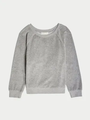 The Saba Raglan Top in Terry