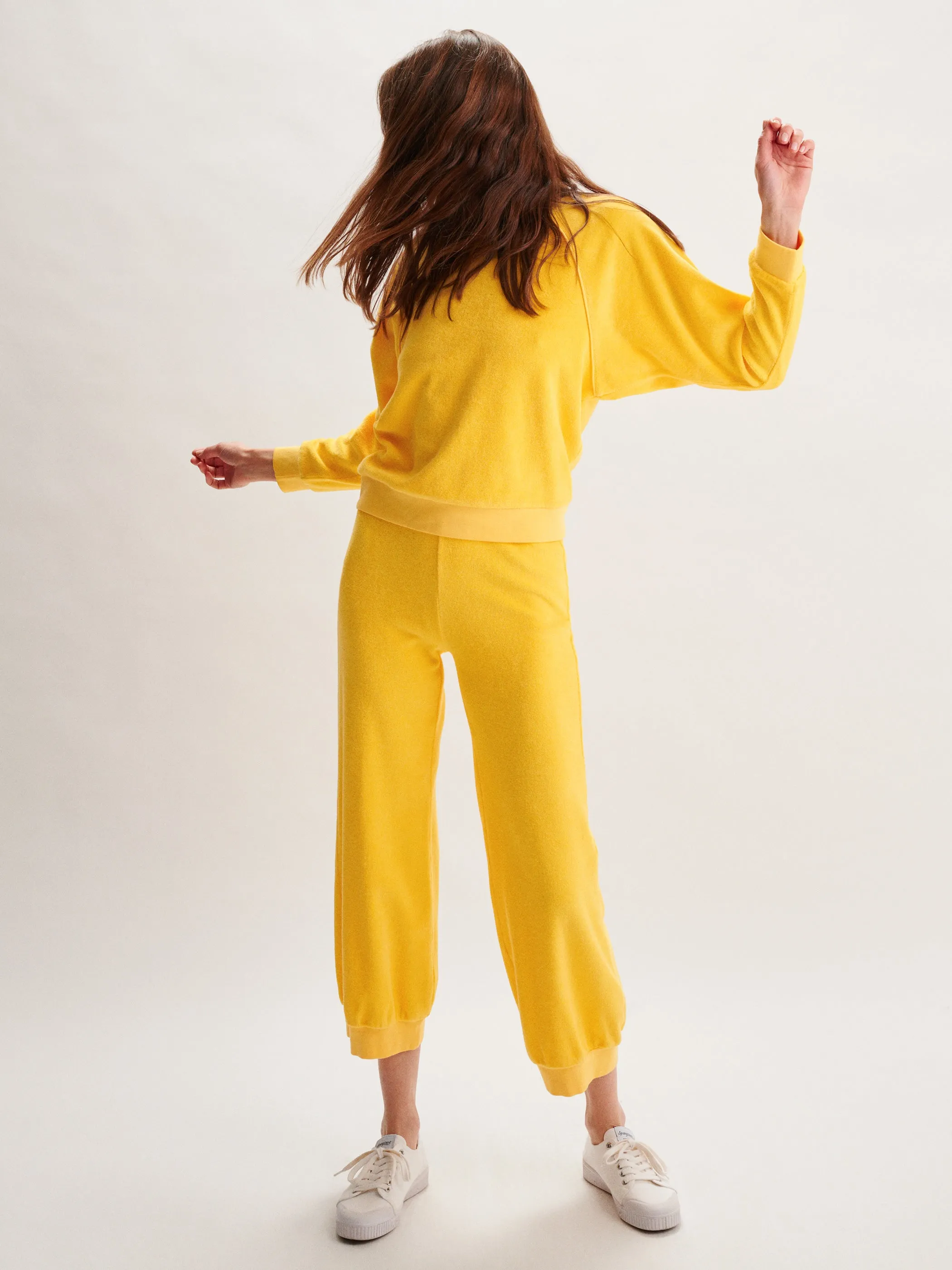 The Saba Raglan Top in Terry