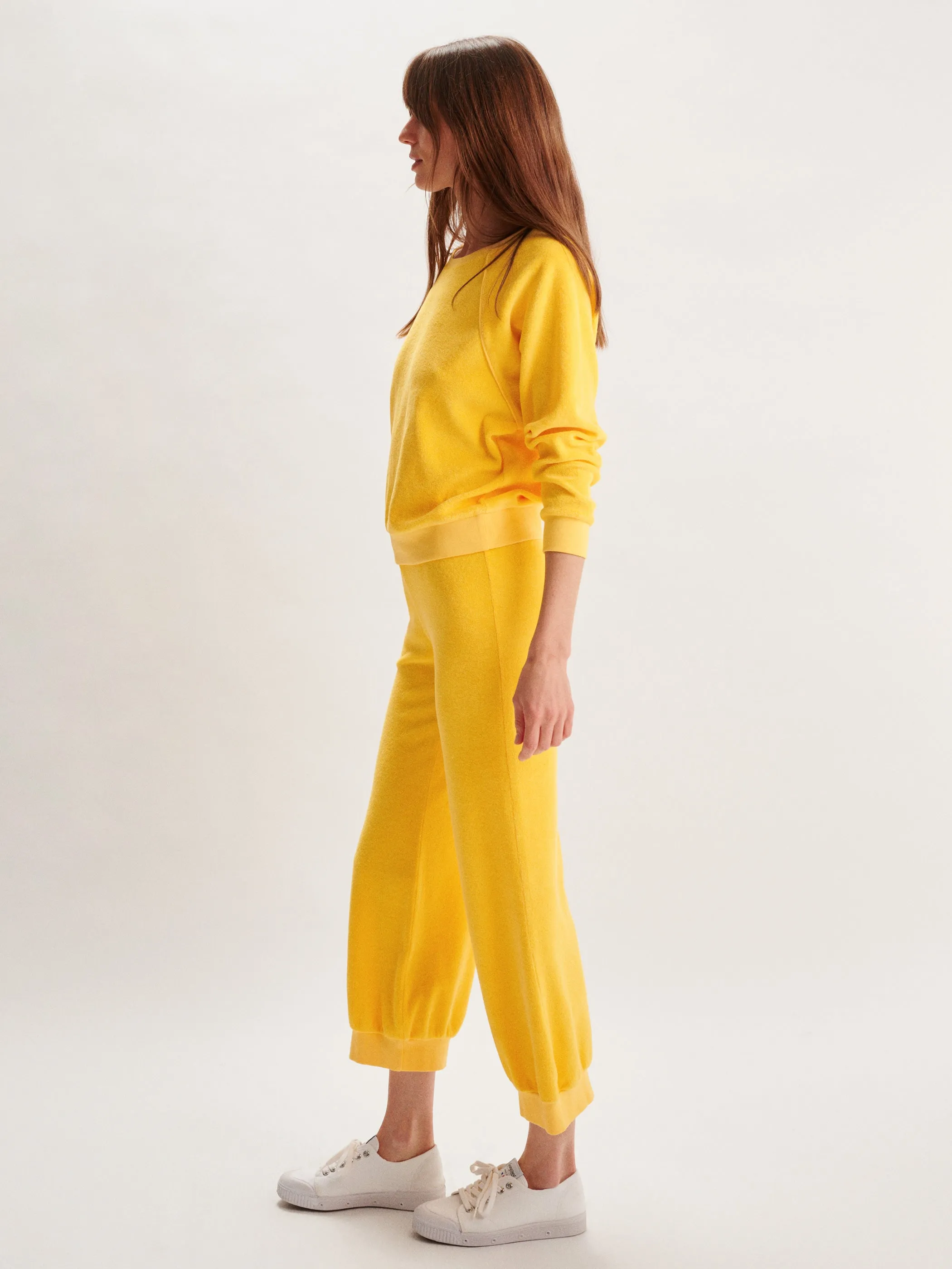 The Saba Raglan Top in Terry