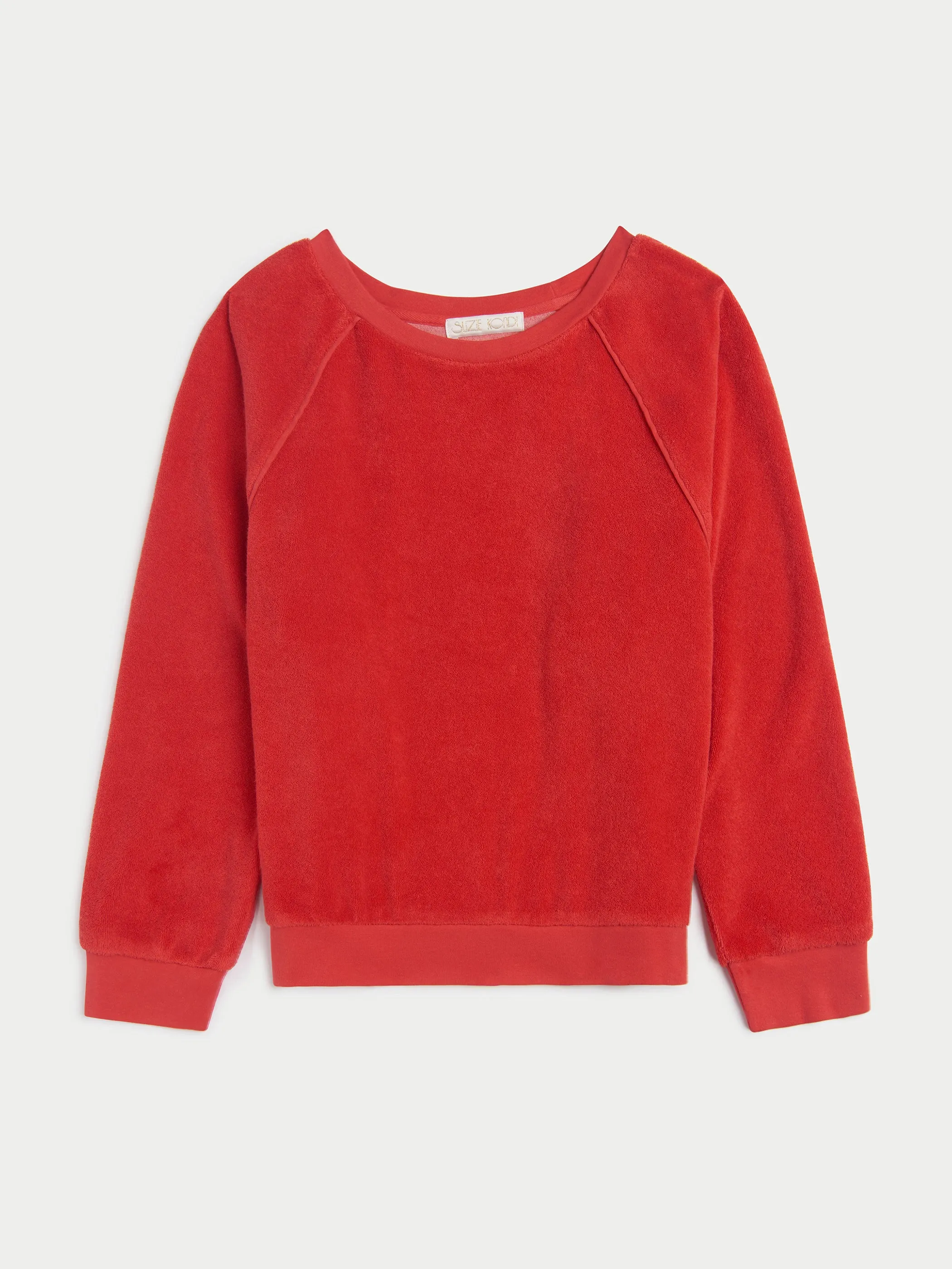 The Saba Raglan Top in Terry
