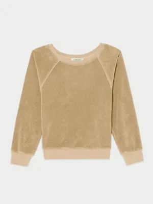 The Saba Raglan Top in Terry