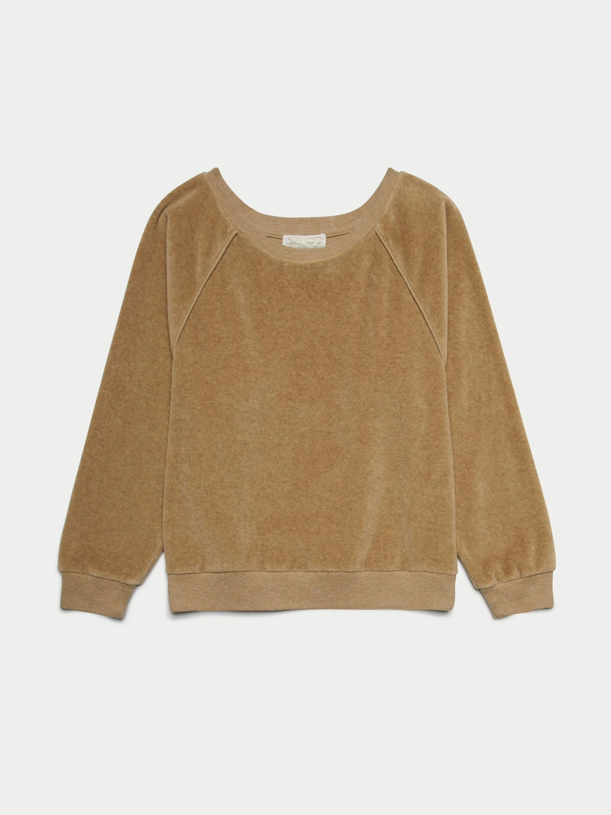 The Saba Raglan Top in Velour