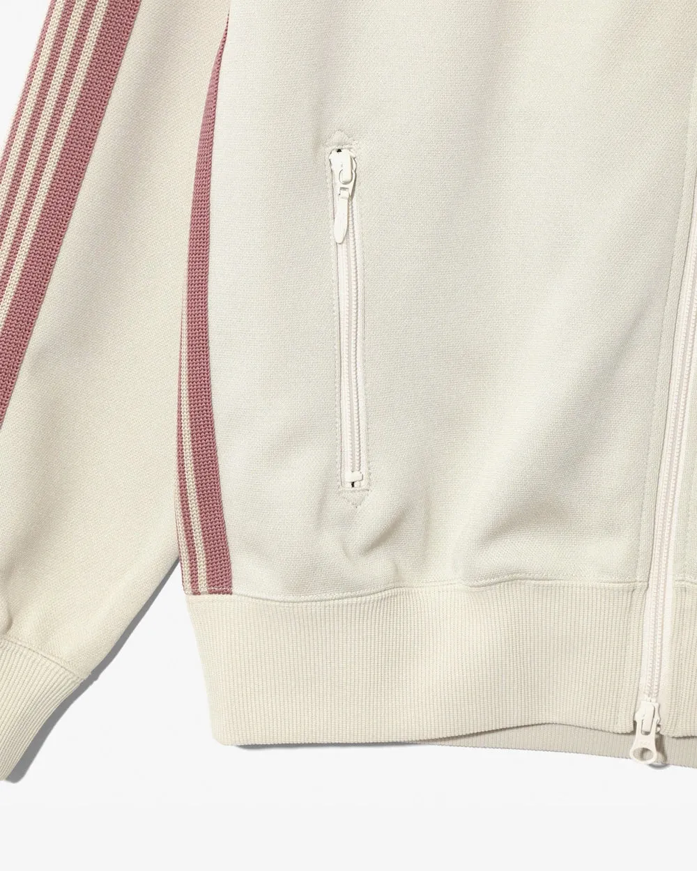 Track Jacket - Poly Smooth - Ivory
