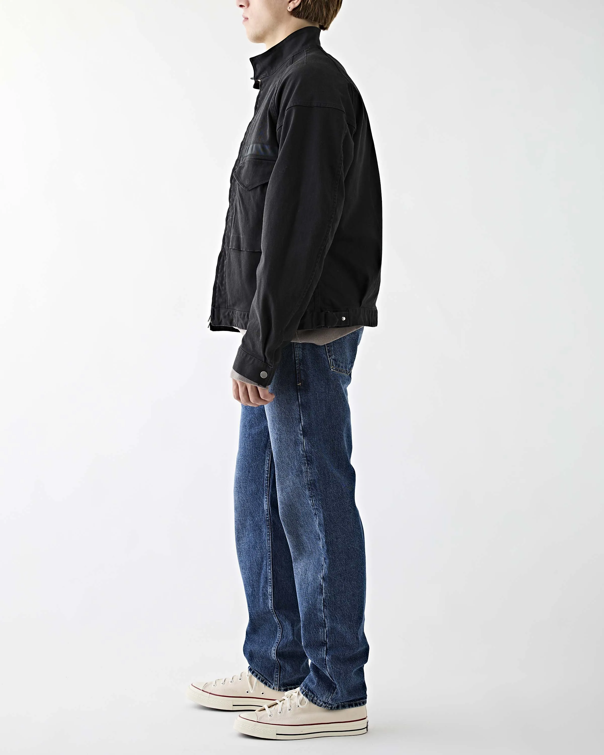 Trooper Short Jacket Cotton Drill Twill Black