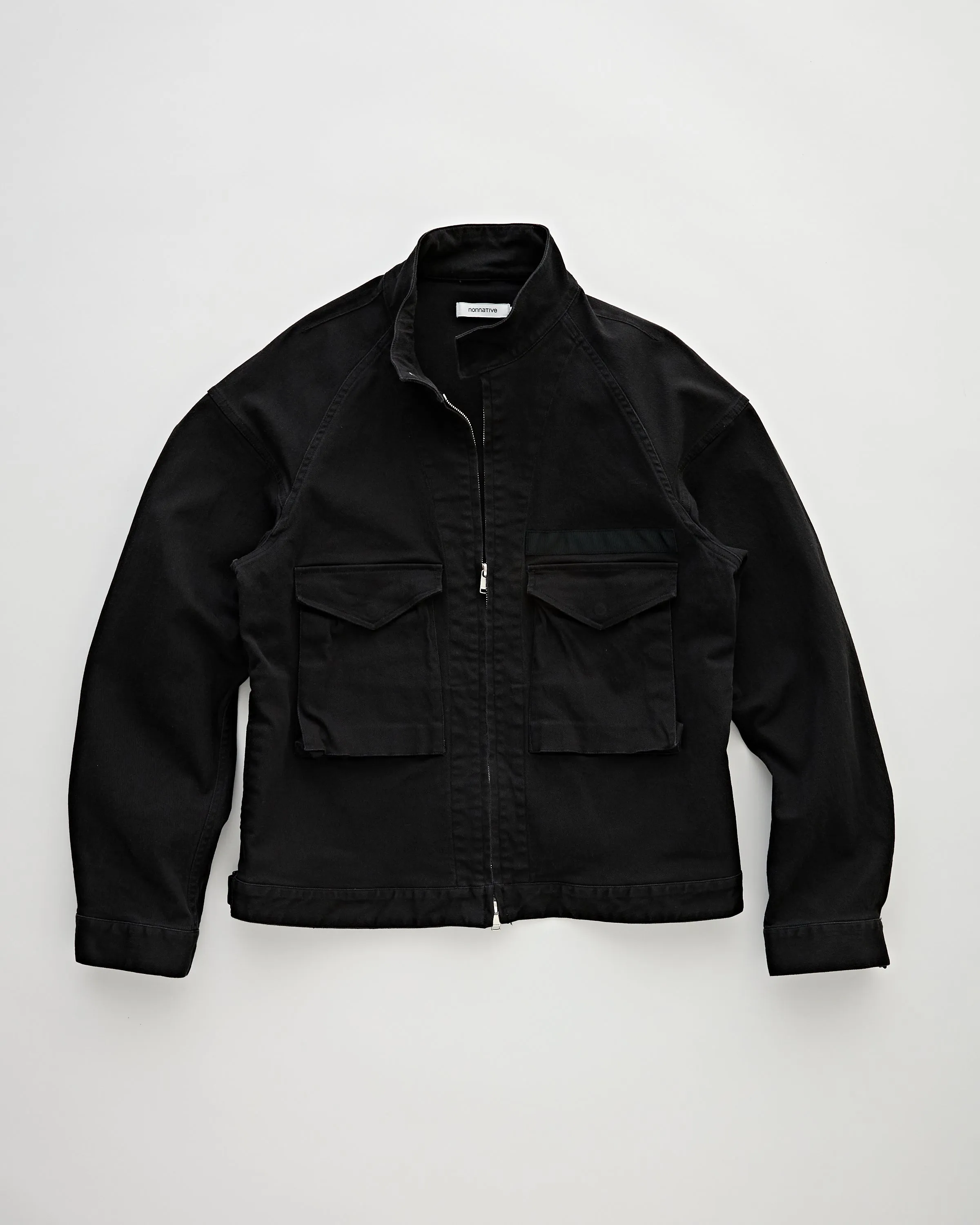 Trooper Short Jacket Cotton Drill Twill Black