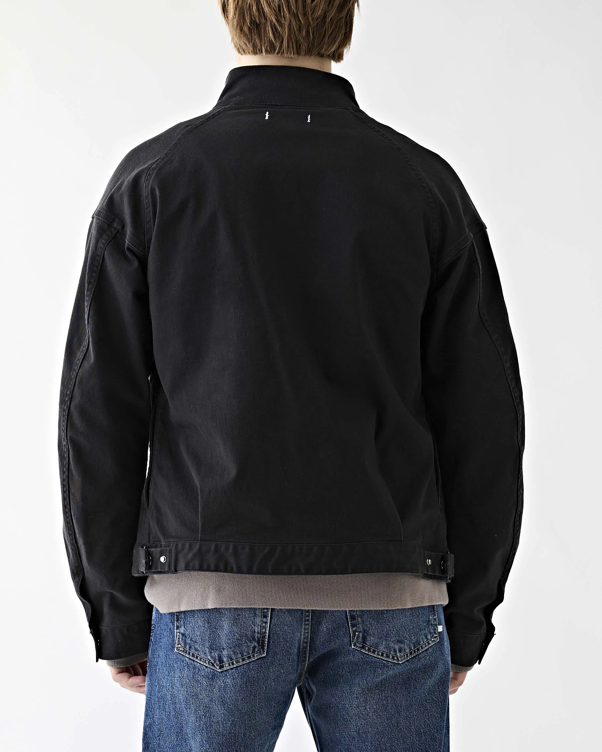 Trooper Short Jacket Cotton Drill Twill Black