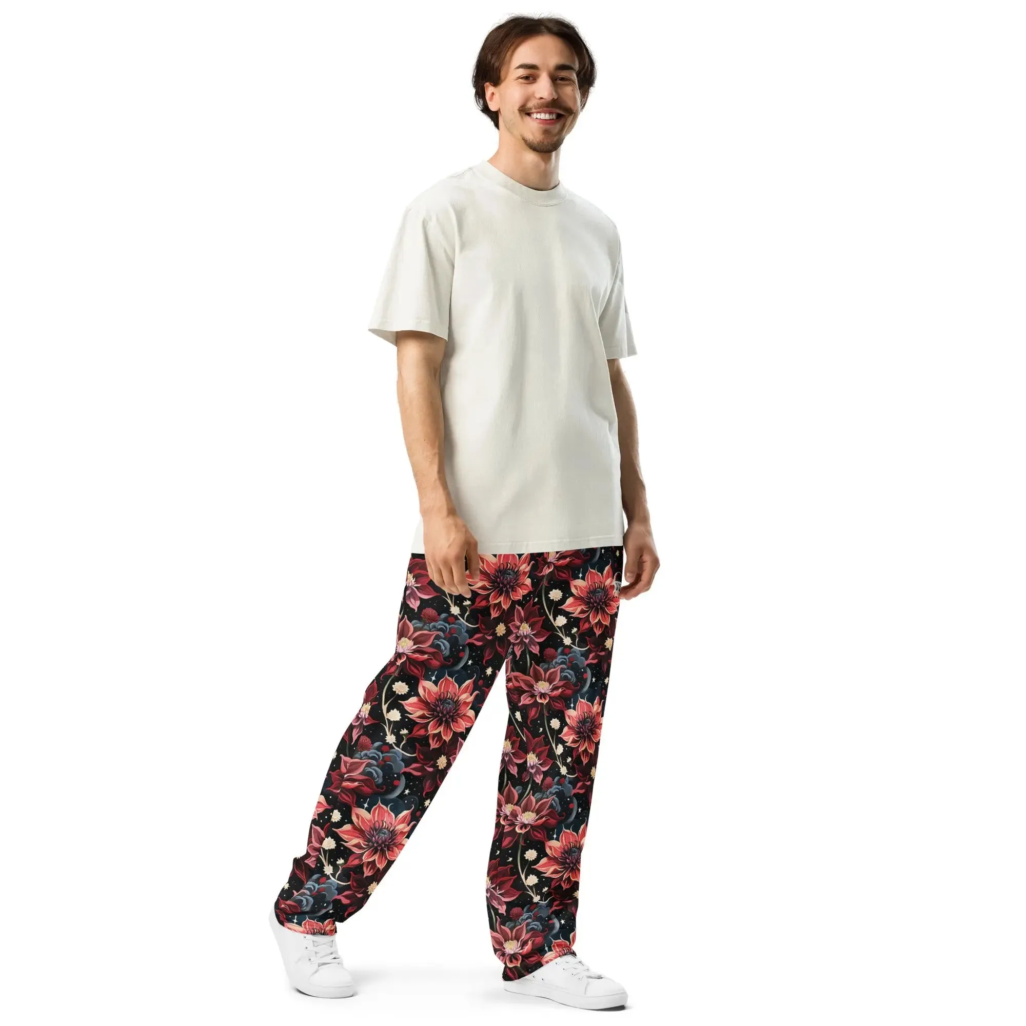 Twilight Dahlia Wide-leg joggers
