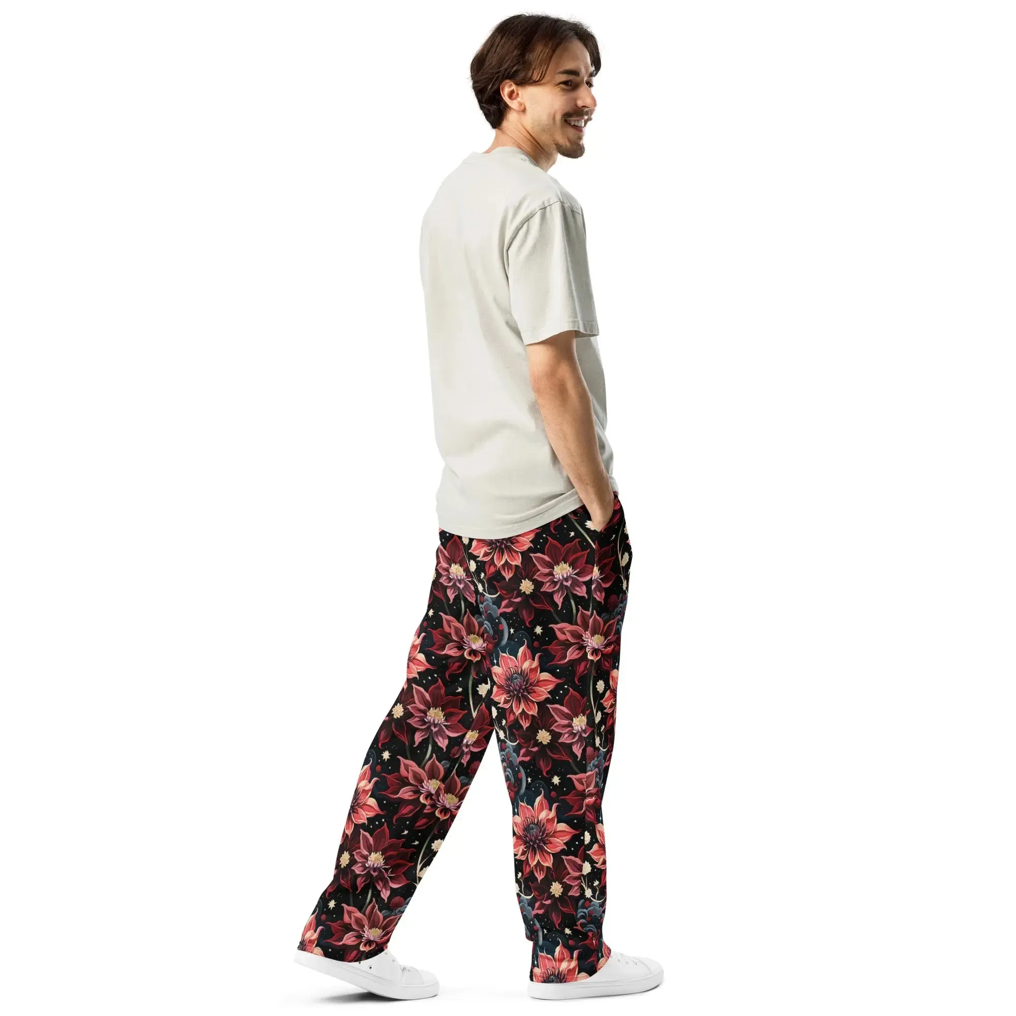 Twilight Dahlia Wide-leg joggers