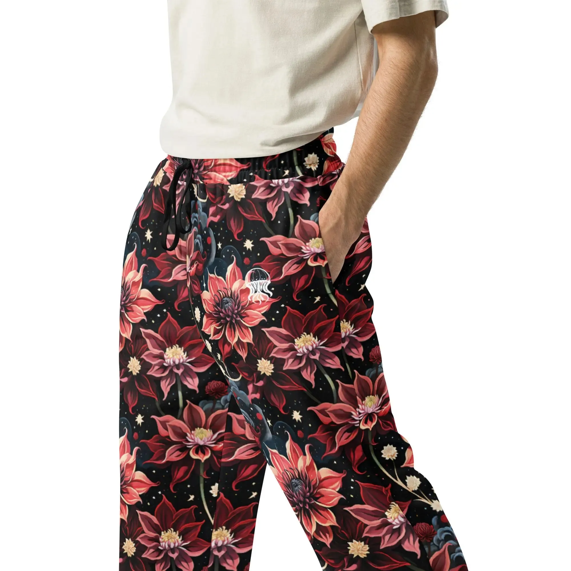Twilight Dahlia Wide-leg joggers