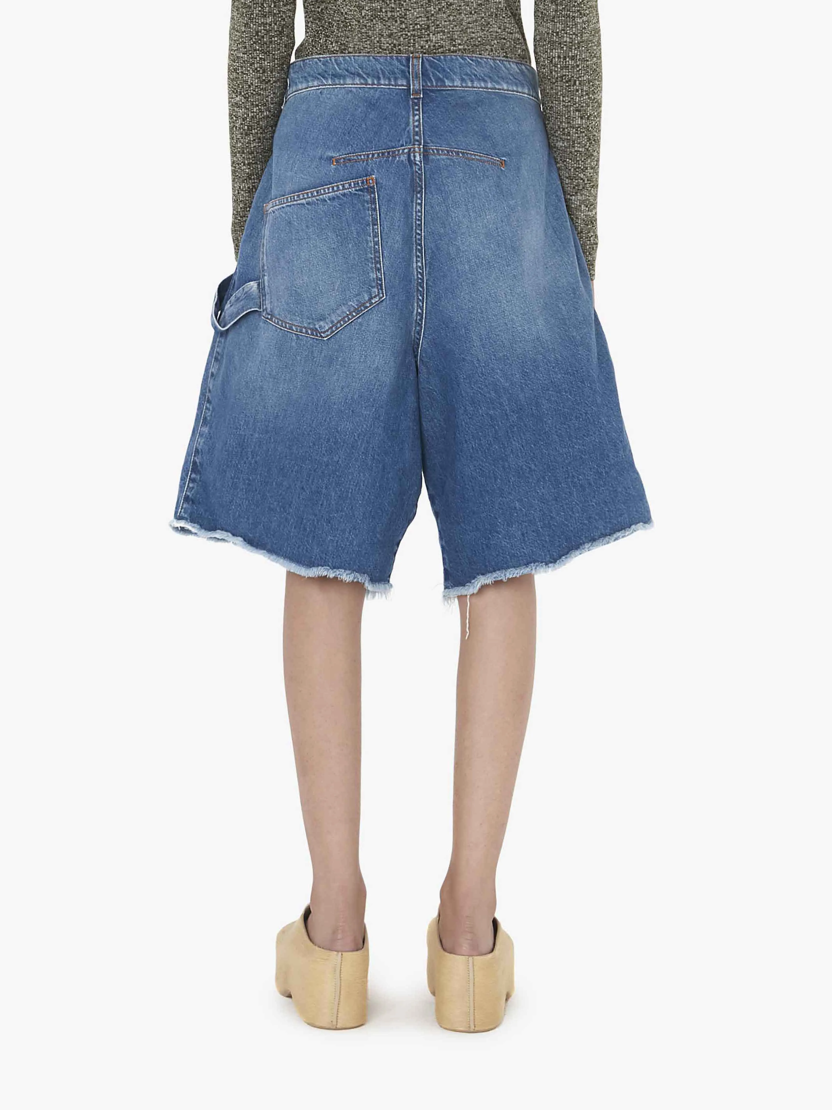 TWISTED WORKWEAR DENIM SHORTS