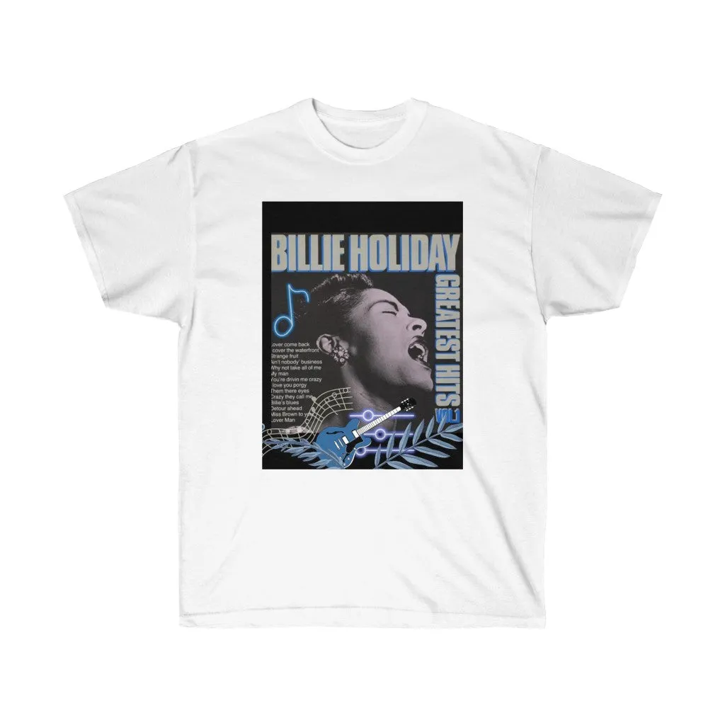 Unisex Billie Holiday Cotton Tee