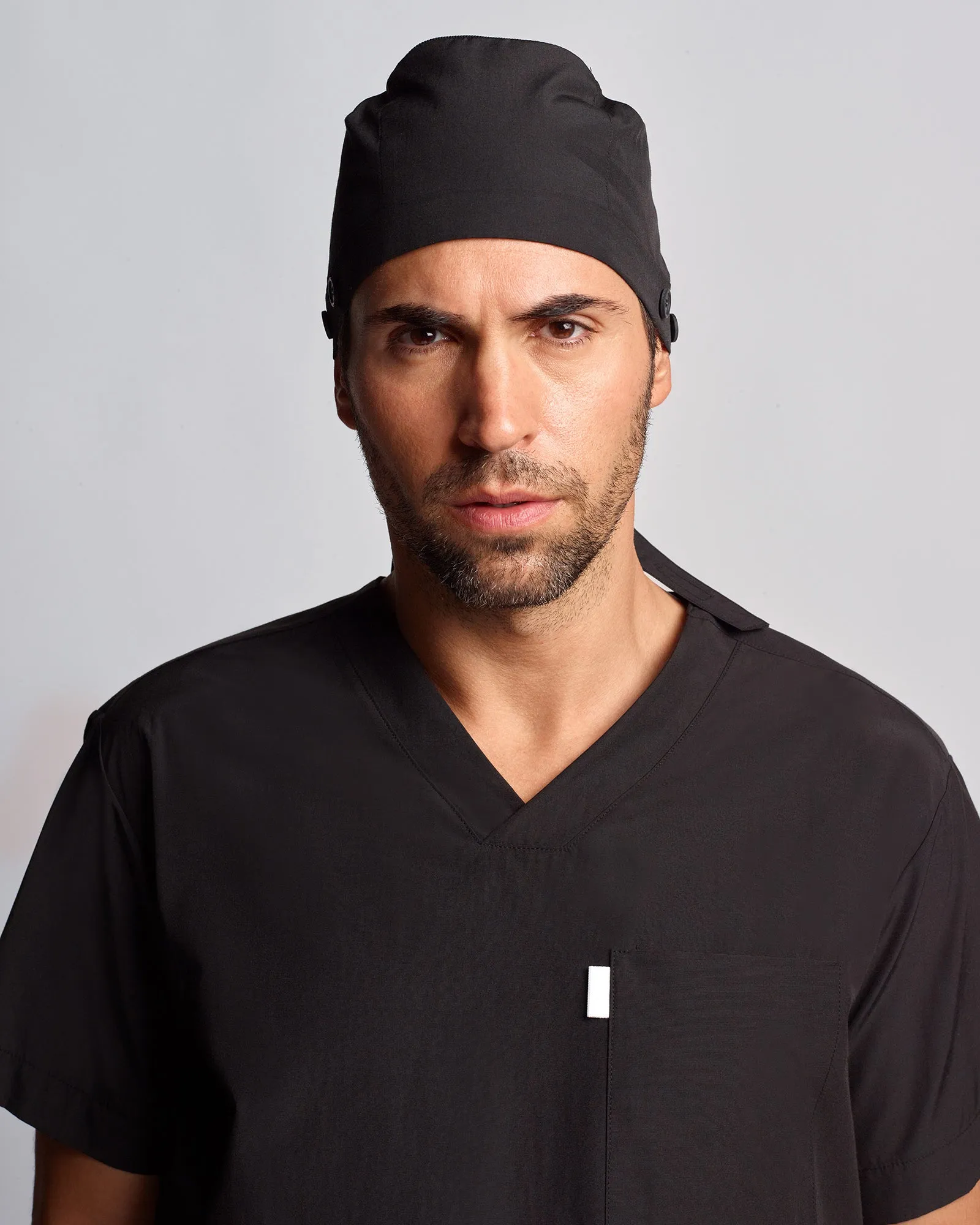 Unisex Surgical Cap Caviar Black