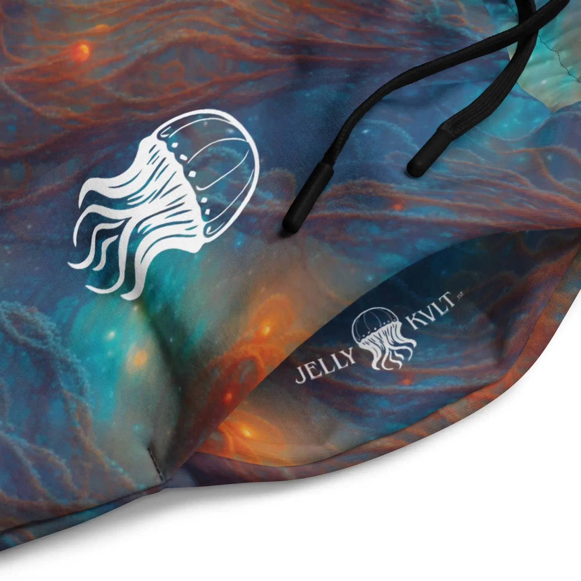 Unisex Wide-leg Joggers - Nebular Nexus