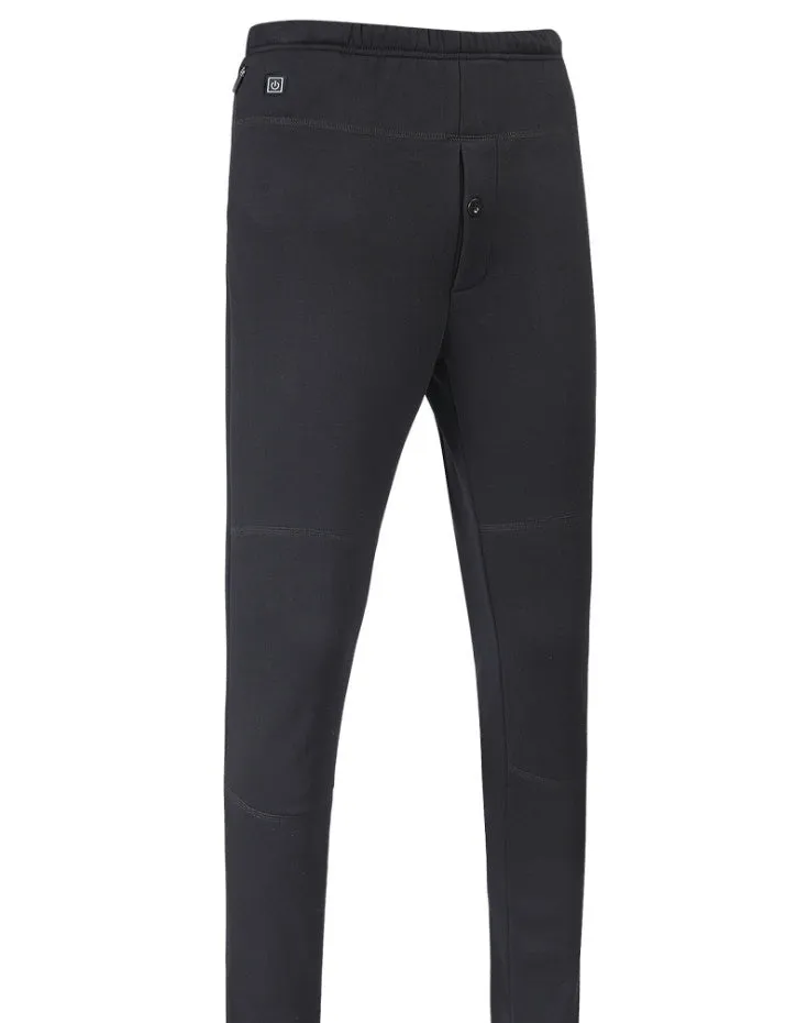 USB Heated Outdoor Hiking Winter Sport Thermal Pants, Men's Heating Travel Trousers