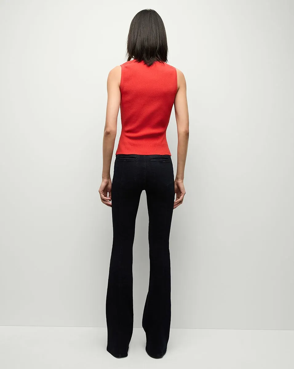 Veronica Beard Sid Sleeveless Crew-Neck Pullover (More Colors)