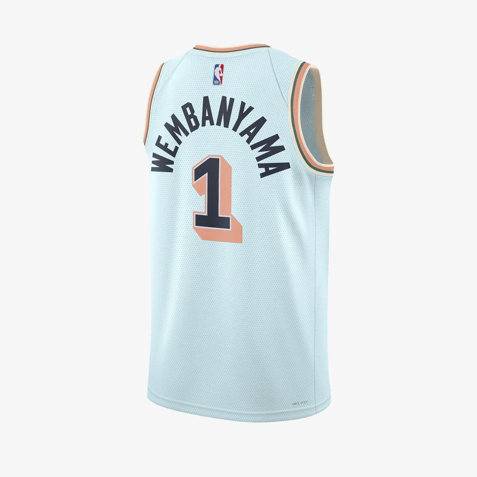 Victor Wembanyama San Antonio Spurs 2024/25 City Edition Swingman Jersey - Glacier Blue