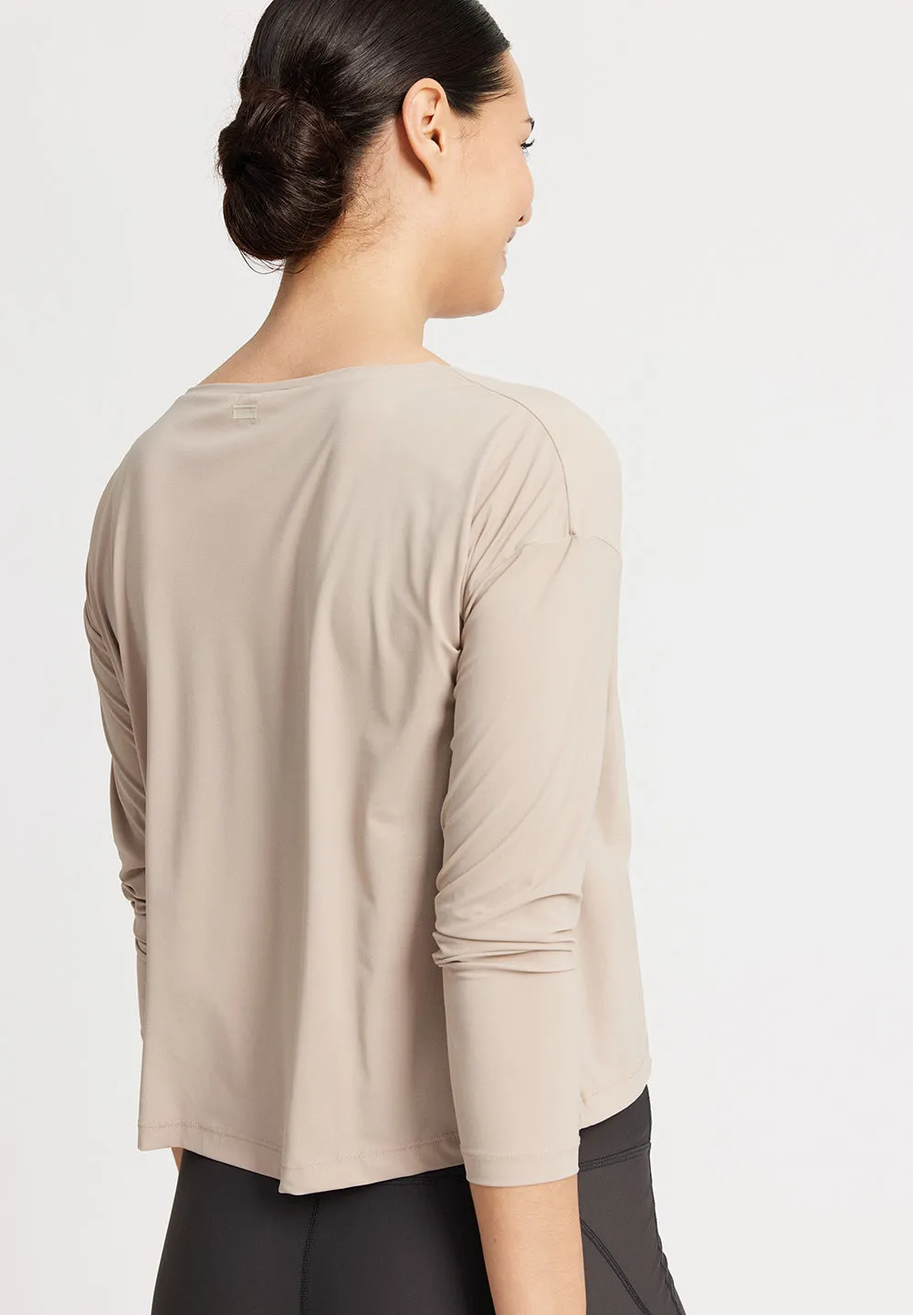 Vigga Tee Loose Shirt - mocha
